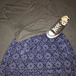 J. Crew Paisley skirt